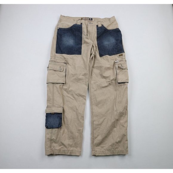 Vintage Johnny Blaze J Blaze Method Man 40x32 Baggy Wide Leg Denim Cargo Pants